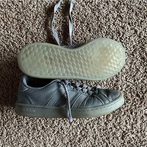 Adidas Gray Leather Sneakers